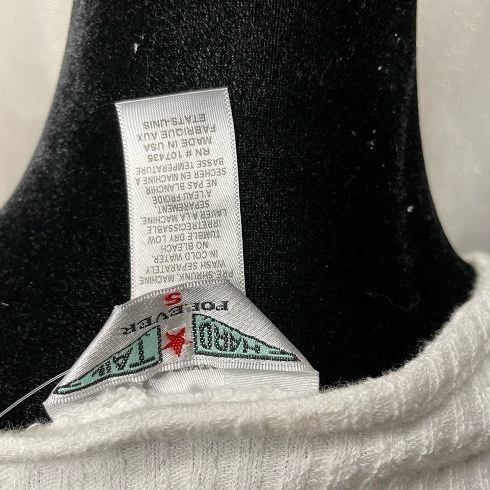 NWT Hardtail forever Women's Long Sleeve  Lace Up Casual Loose V Neck Small   - Picture 5 of 7